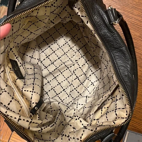 Kate Spade INSIDE PROJECT Grant Park Shelby Black Pebbled Leather Shoulder Bag - Picture 13 of 16